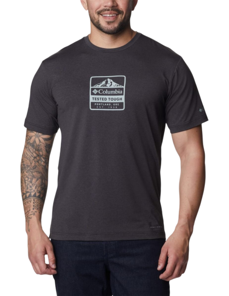 TECH TRAIL FRONT GRAPHIC SS TEE