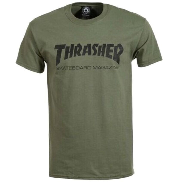 SKATE MAG OLIVE TEE
