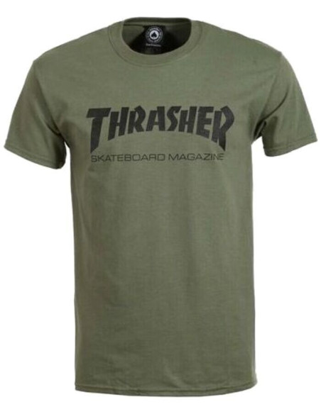SKATE MAG OLIVE TEE