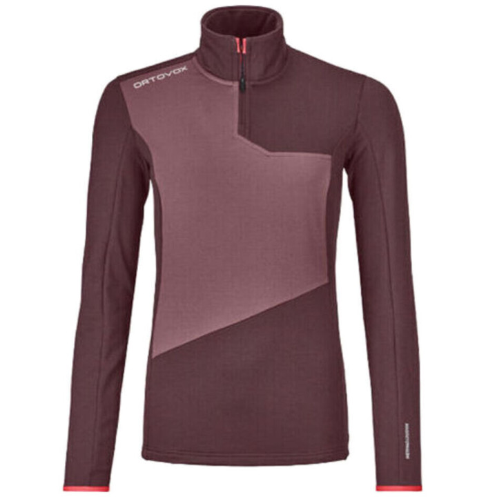 FLEECE LIGHT ZIP NECK W