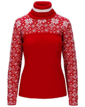 MT RED FEM SWEATER