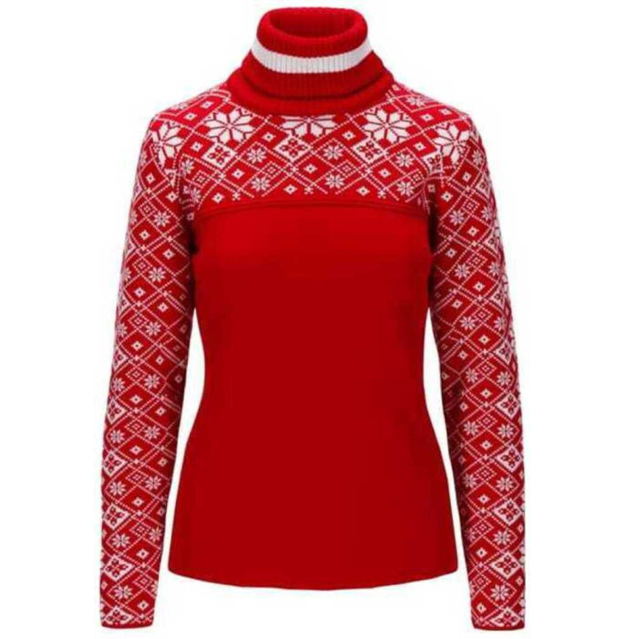 MT RED FEM SWEATER