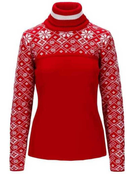 MT RED FEM SWEATER