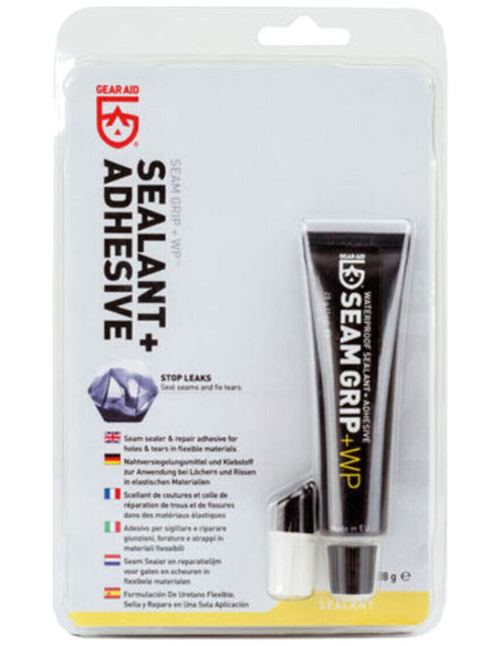 SEAM GRIP +WP COLLE WATERPROOF 28G AVEC APPLICATEUR BROSSE SEAM GRIP +WP COLLE WATERPROOF 28G AVEC APPLICATEUR BROSSE