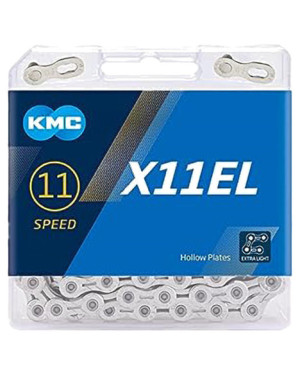 CADENA KMC X11 EL LIGHT 118 ESLABONES 11V.CROMADO