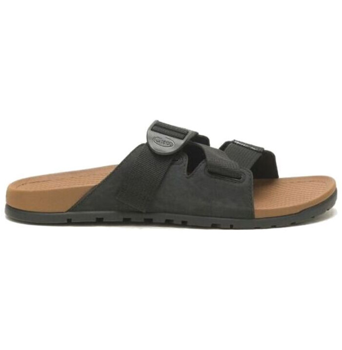LOWDOWN LEATHER SLIDE