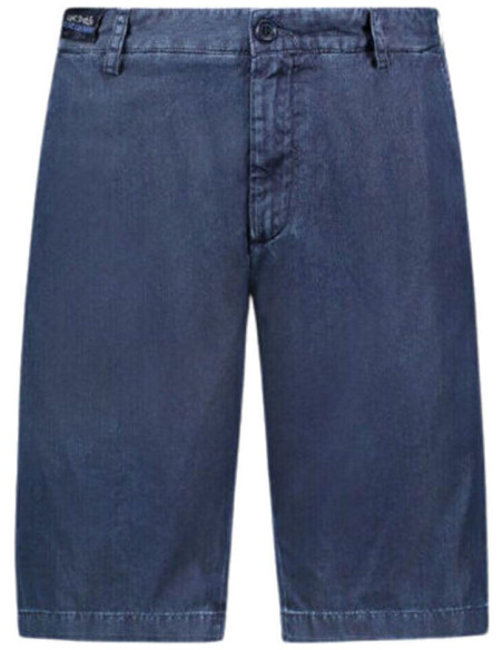 ORGANIC COTTON LIGHT STRETCH BLUE DENIM BERMUDA