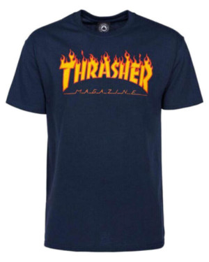 FLAME NAVY TEE