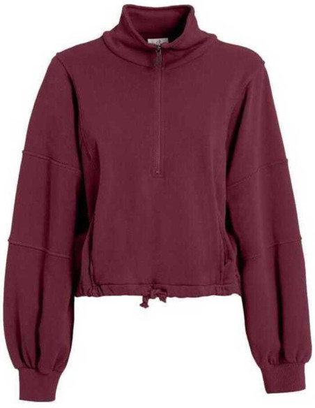 ZIP-UP BALLOON COMFORT SWEATSHIRT
