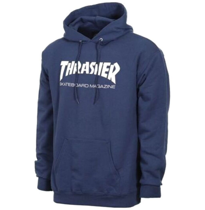 THRASHER SKATE MAG HOOD BLACK RED