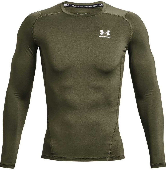 UA HG ARMOUR COMP LS-GRN