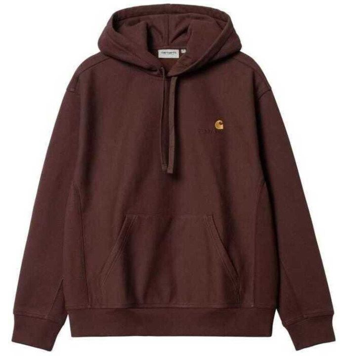 HOODED AMERICAN SCRIPT SWEAT