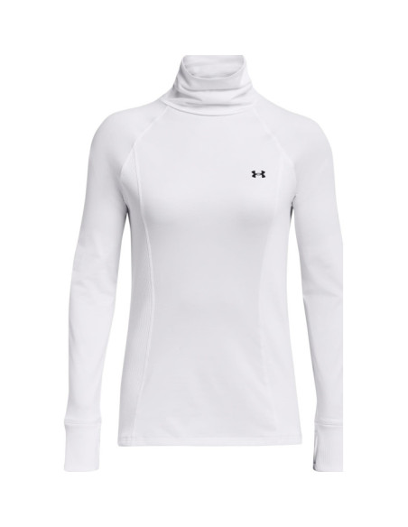 UA TRAIN CW FUNNEL NECK-WHT