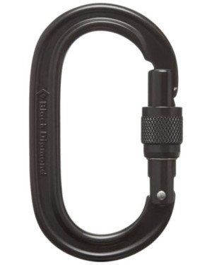 OVAL KEYLOCK SCRWGT CARABINER
