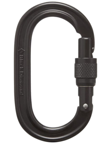 OVAL KEYLOCK SCRWGT CARABINER