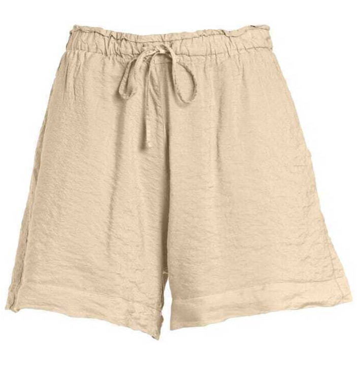 SHINY SATIN SHORTS