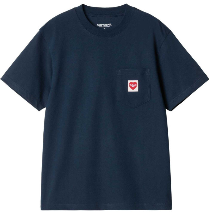 W' SS POCKET HEART T-SHIRT