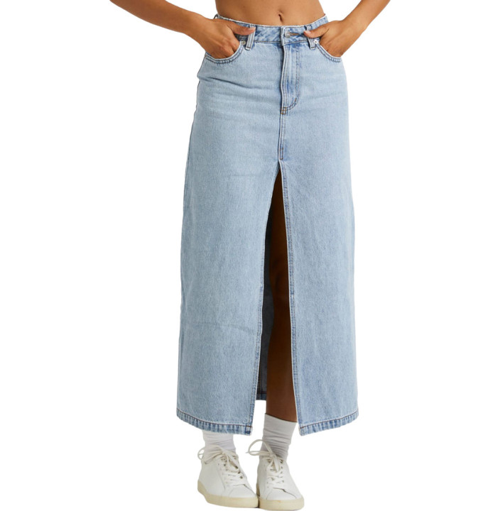 DENIM MIDI SKIRT