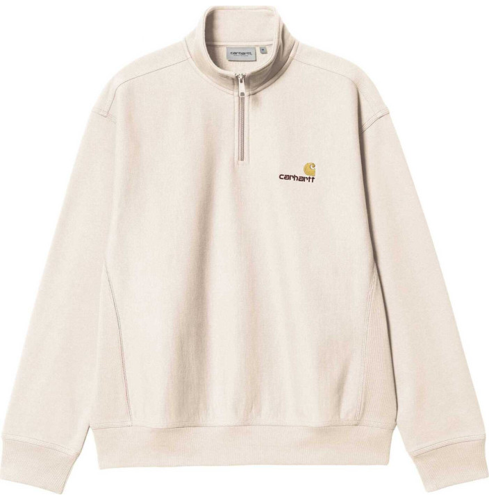 HALF ZIP AMERICAN SCRIPT SWEAT