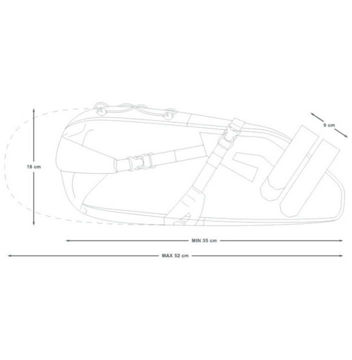 EXPEDITION SADDLE PACK  17L 