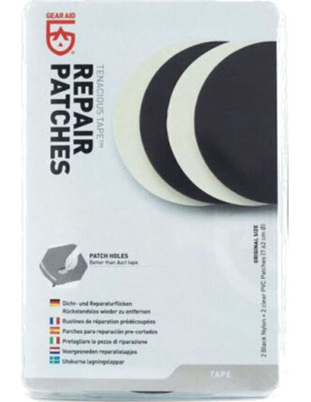 TENACIOUS TAPE PATCH AUTOCOLLANT PVC TRANSPARENT 7.6CM X 50C