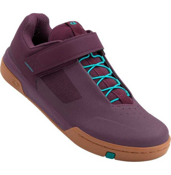 CRANK BROTHERS SHOES STAMP SPEEDLACE PURPLE TEAL BLUE - GUM