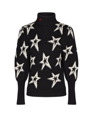 STAR DUST BALLOON SLEEVE SWEATER