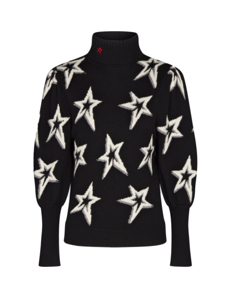 STAR DUST BALLOON SLEEVE SWEATER