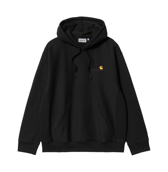 HOODED AMERICAN SCRIPT SWEAT
