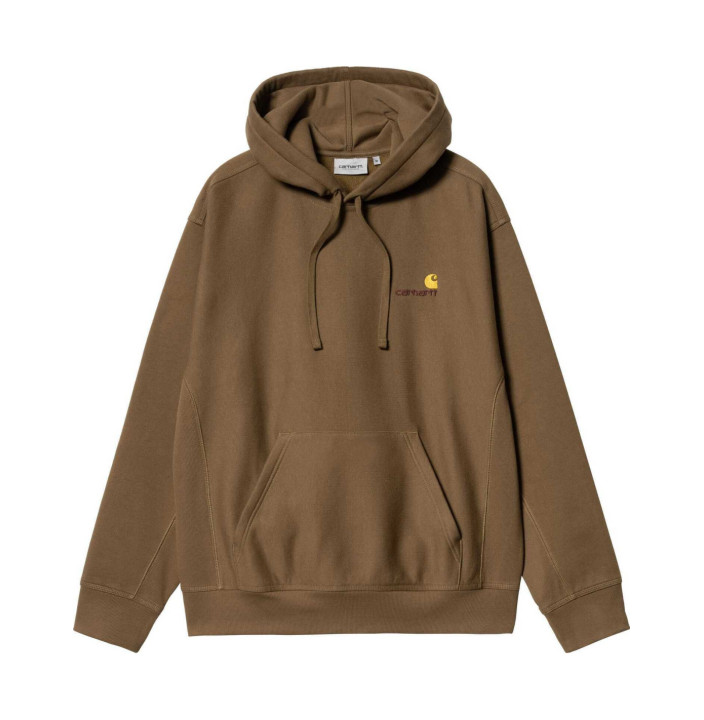 HOODED AMERICAN SCRIPT SWEAT