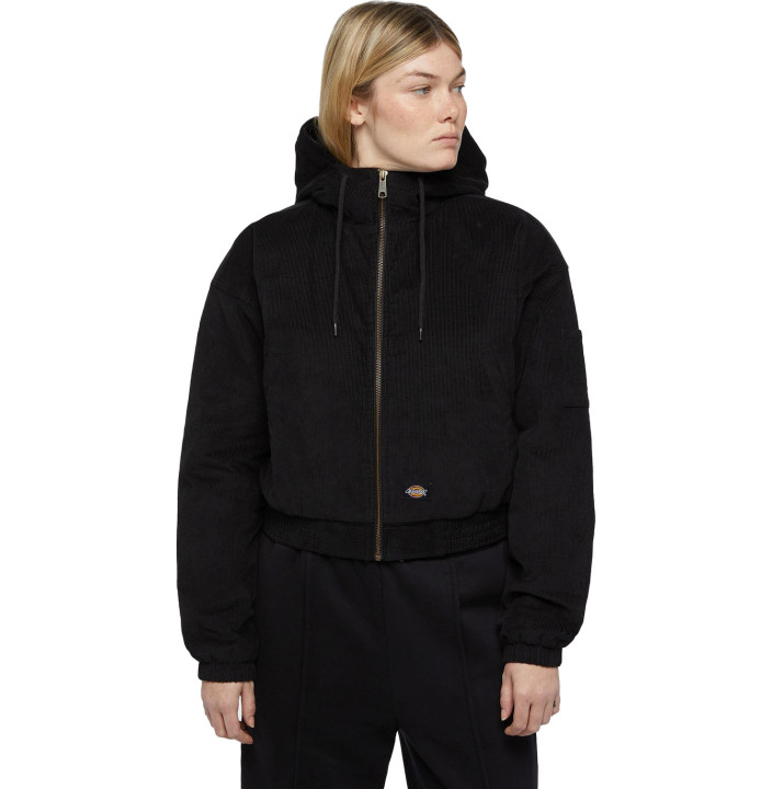 CORDUROY HOODED JACKET W