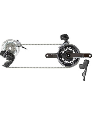 SRM RED E-TAP AXS 2X GRUPO HIDRO FLAT MOUNT CL 2P