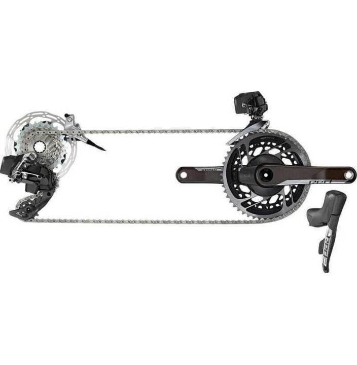 SRM RED E-TAP AXS 2X GRUPO HIDRO FLAT MOUNT CL 2P