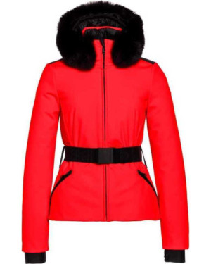 HIDA FAUX BORDER SKI JACKET