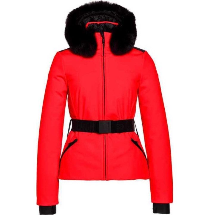 HIDA FAUX BORDER SKI JACKET