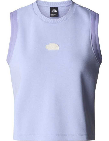 W TERRY RELAXED CROPPED TANK