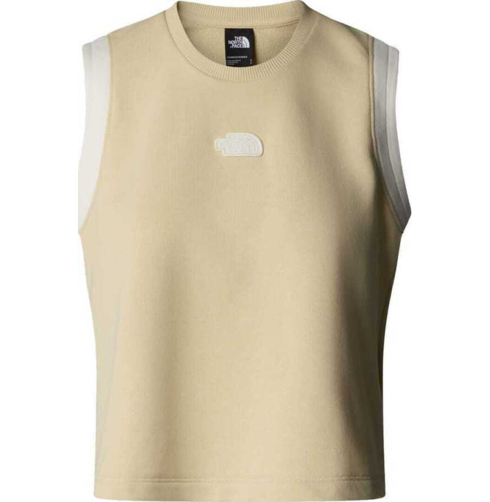 W TERRY RELAXED CROPPED TANK