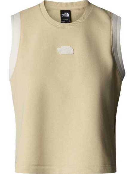 W TERRY RELAXED CROPPED TANK