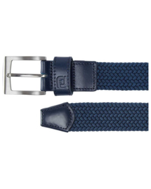 FJ NAVY BRAIDED BELT - LONG