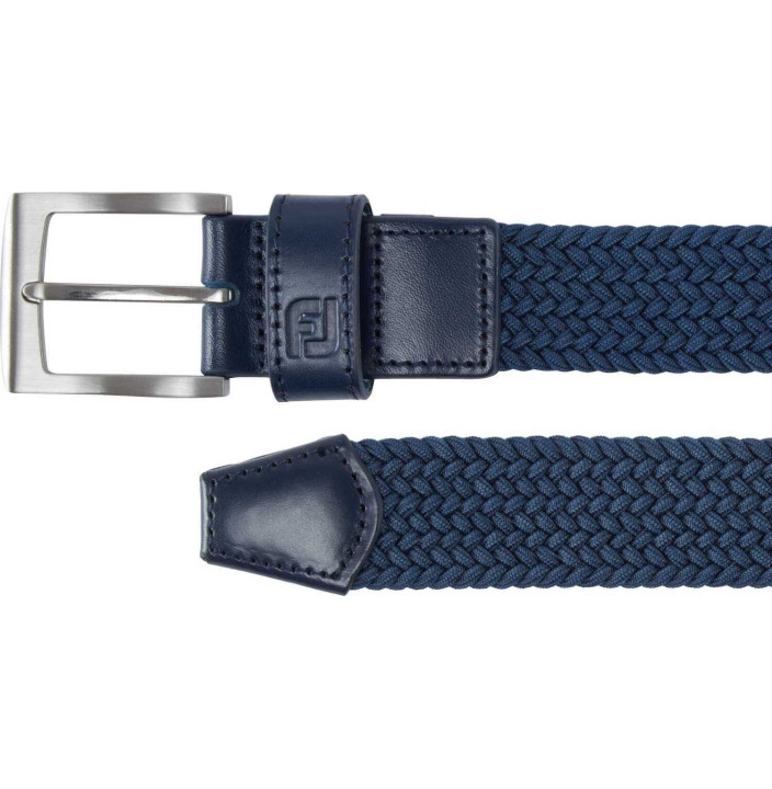 FJ NAVY BRAIDED BELT - LONG