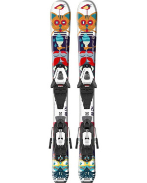 SKI SET L T1 JR XS + C5 GW J75 WHT MU 90