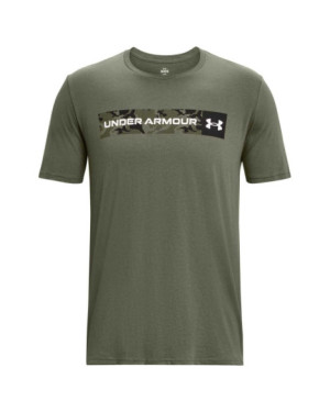 UA CAMO CHEST STRIPE SS