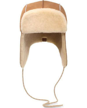 STITCHED SHEEPSKIN TRAPPER