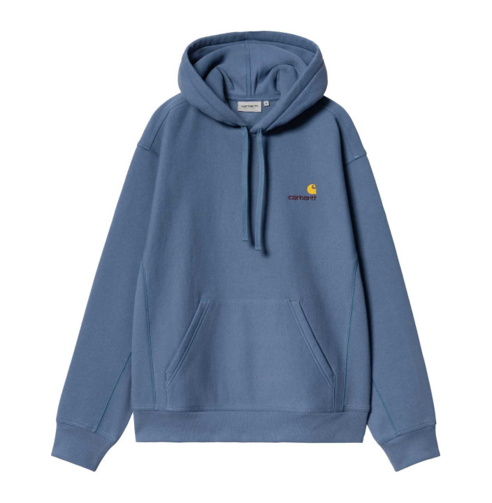 HOODED AMERICAN SCRIPT SWEAT