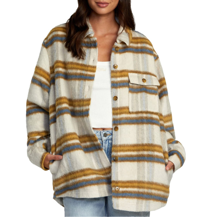 BIRDIE WOOL BLEND SHACKET