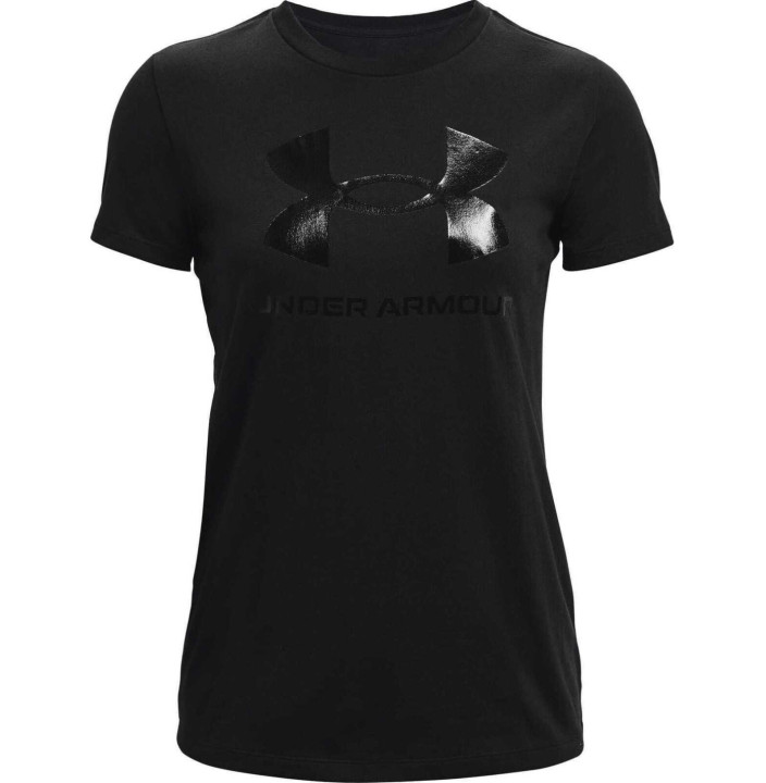 UA W SPORTSTYLE LOGO SS-BLU