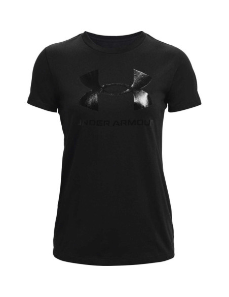 UA W SPORTSTYLE LOGO SS-BLU