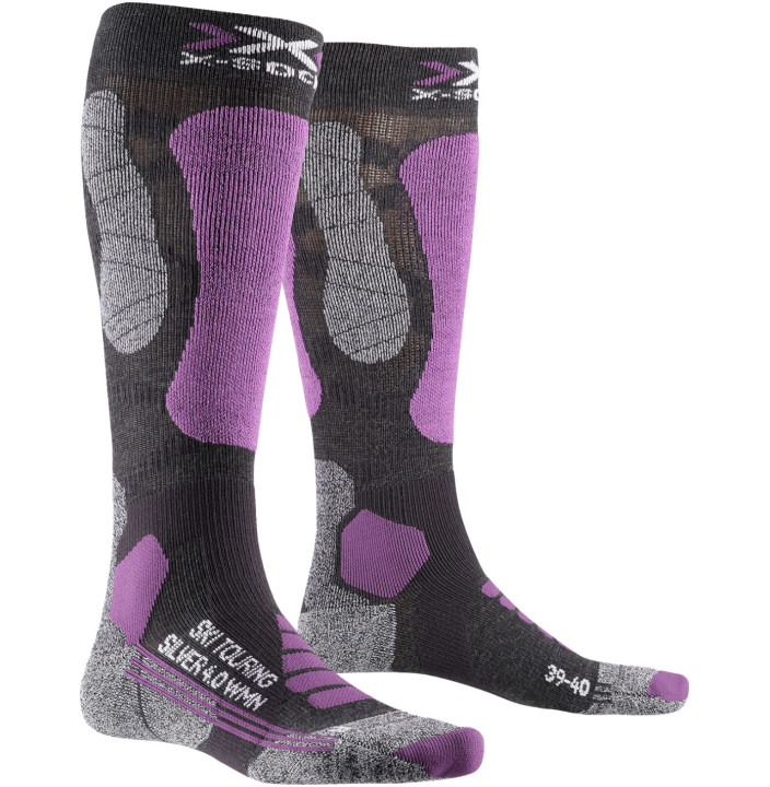 CALCETIN SKI TOURING SILVER 4.0 MUJER