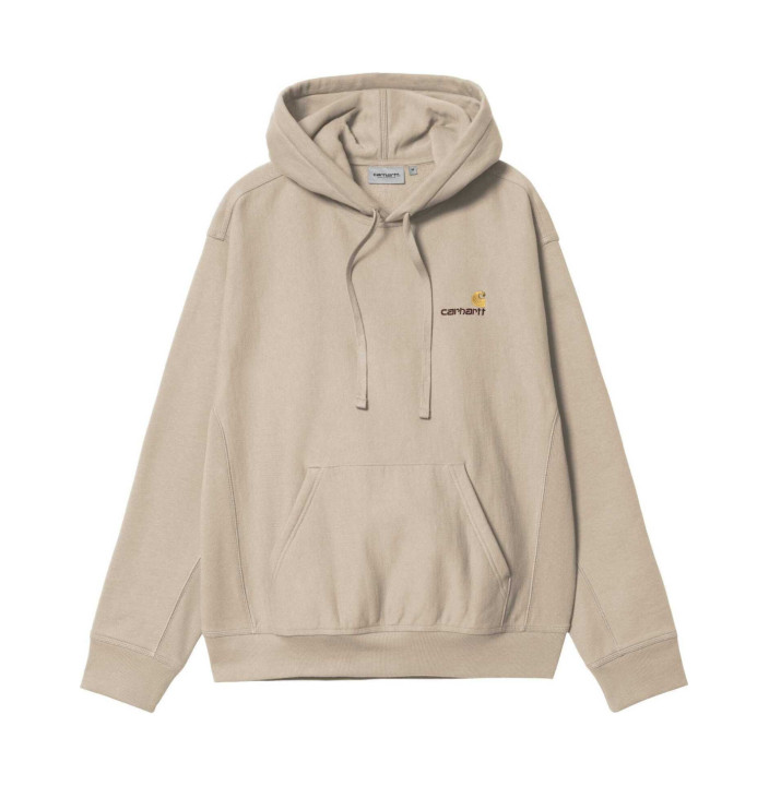 HOODED AMERICAN SCRIPT SWEAT
