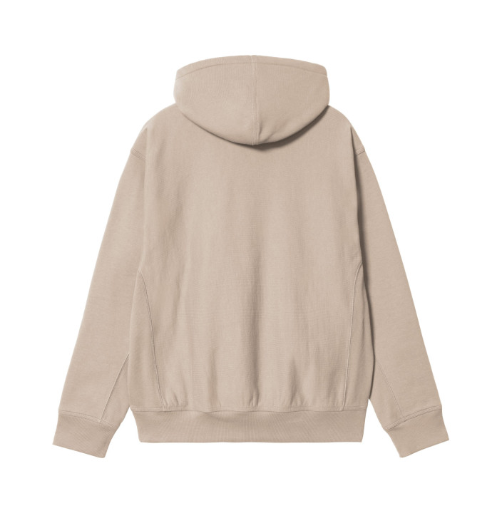 HOODED AMERICAN SCRIPT SWEAT